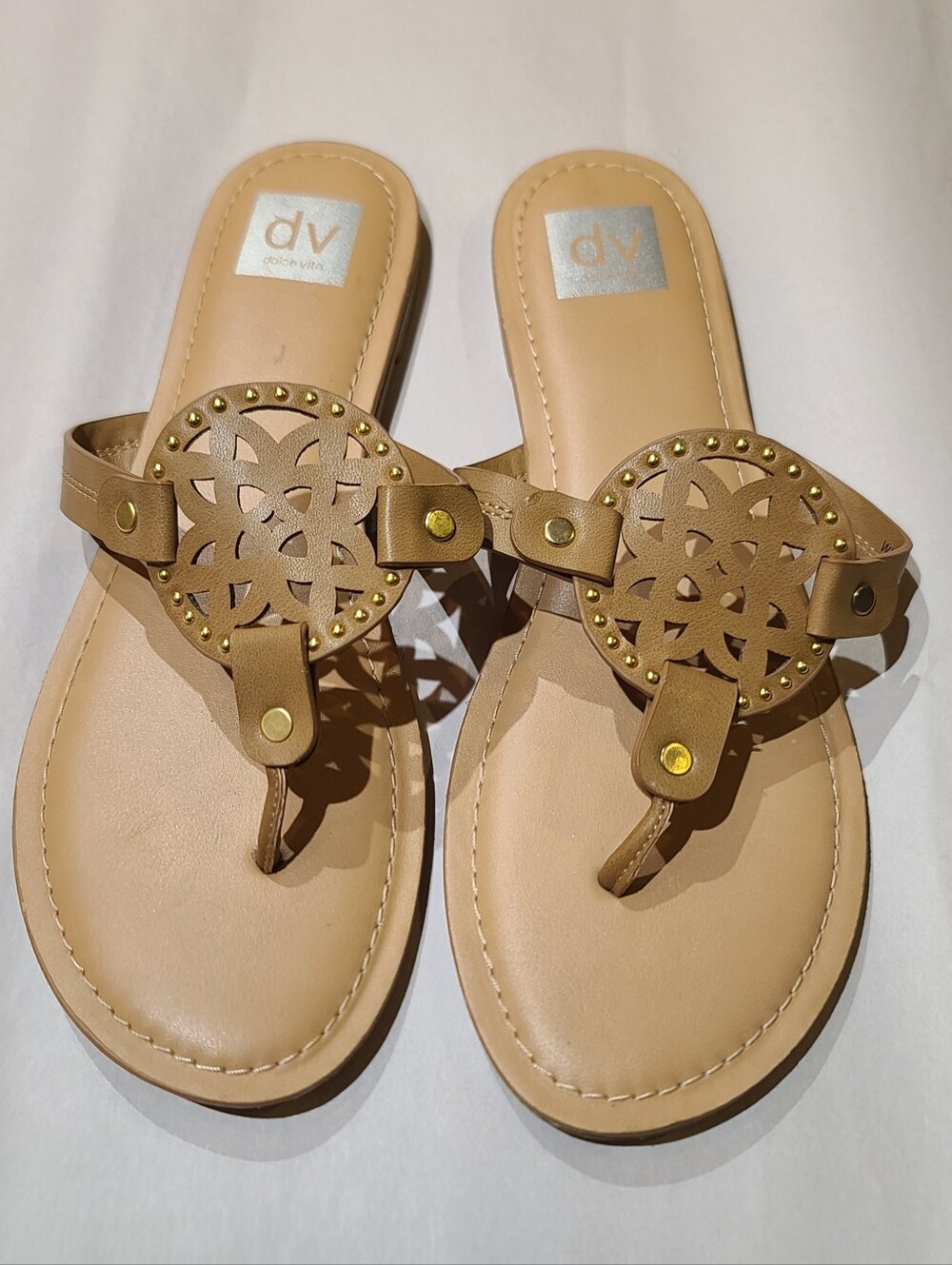 Dolce Vita Women's Grimm Thong Sandals Sz 10